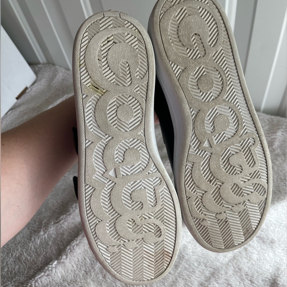 Goats Black And White Hook And Loop Strap Sneaker - image 8